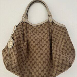 Gucci Sukey Tote GG Canvas Large - Classic Luxury Handbag